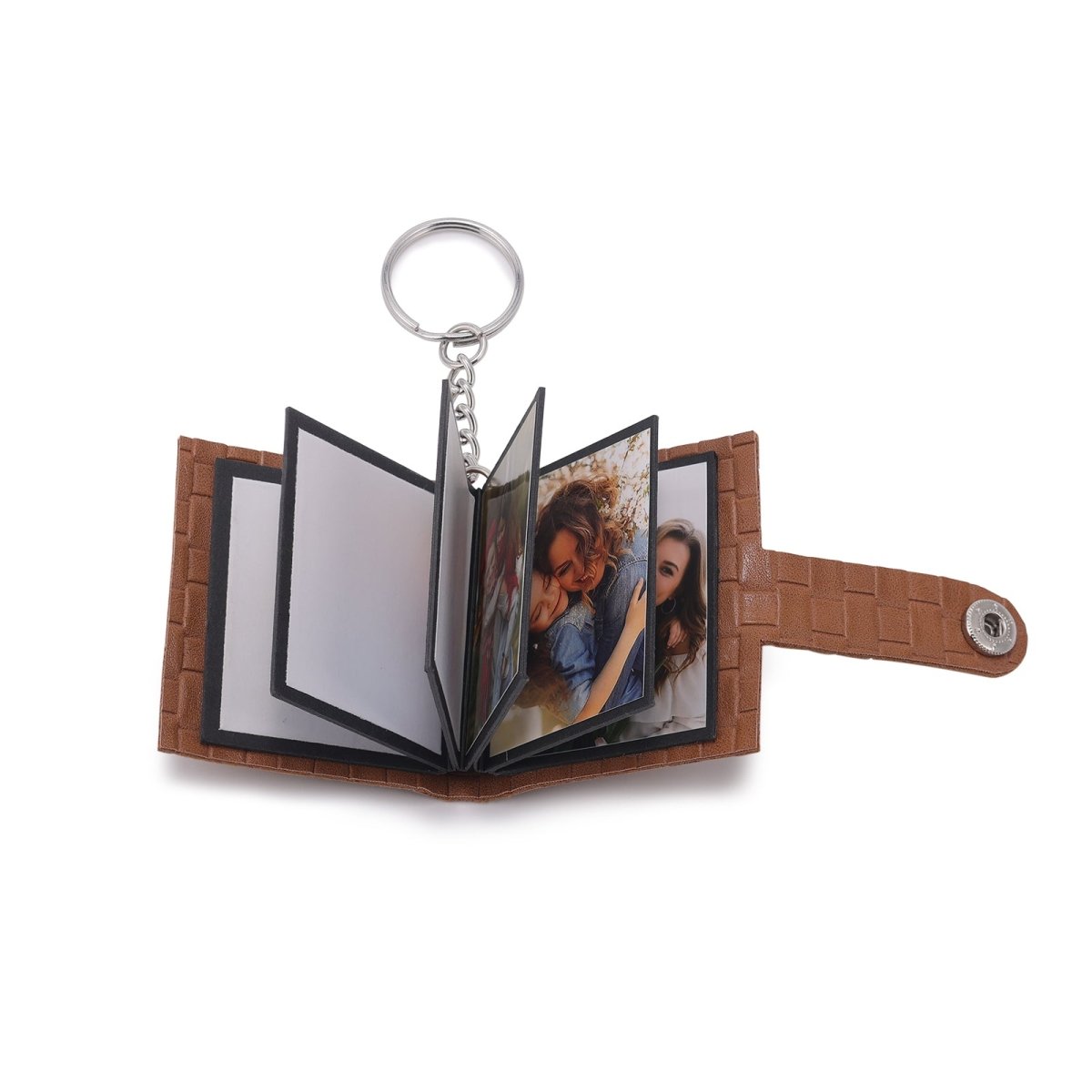 Leather Photo Album Keychain - Key Chains Personalisr Au