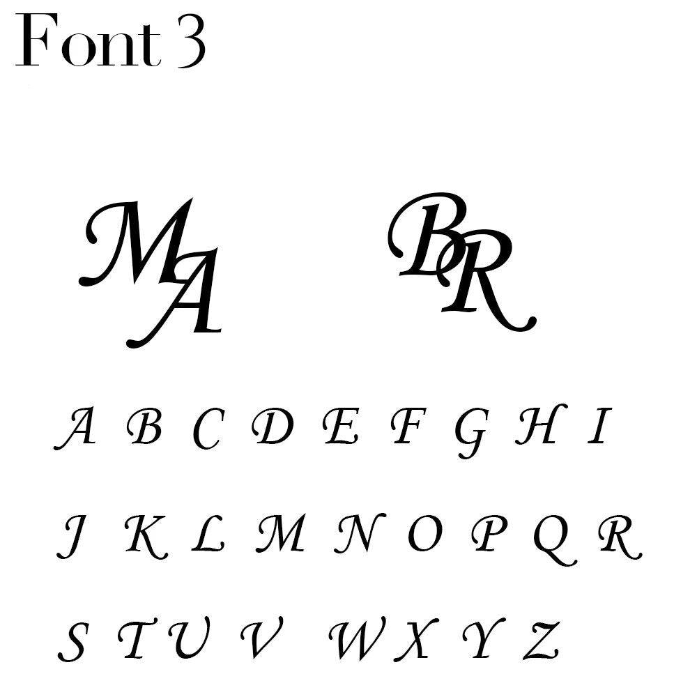 Custom Monogram CufflinksCufflinks
