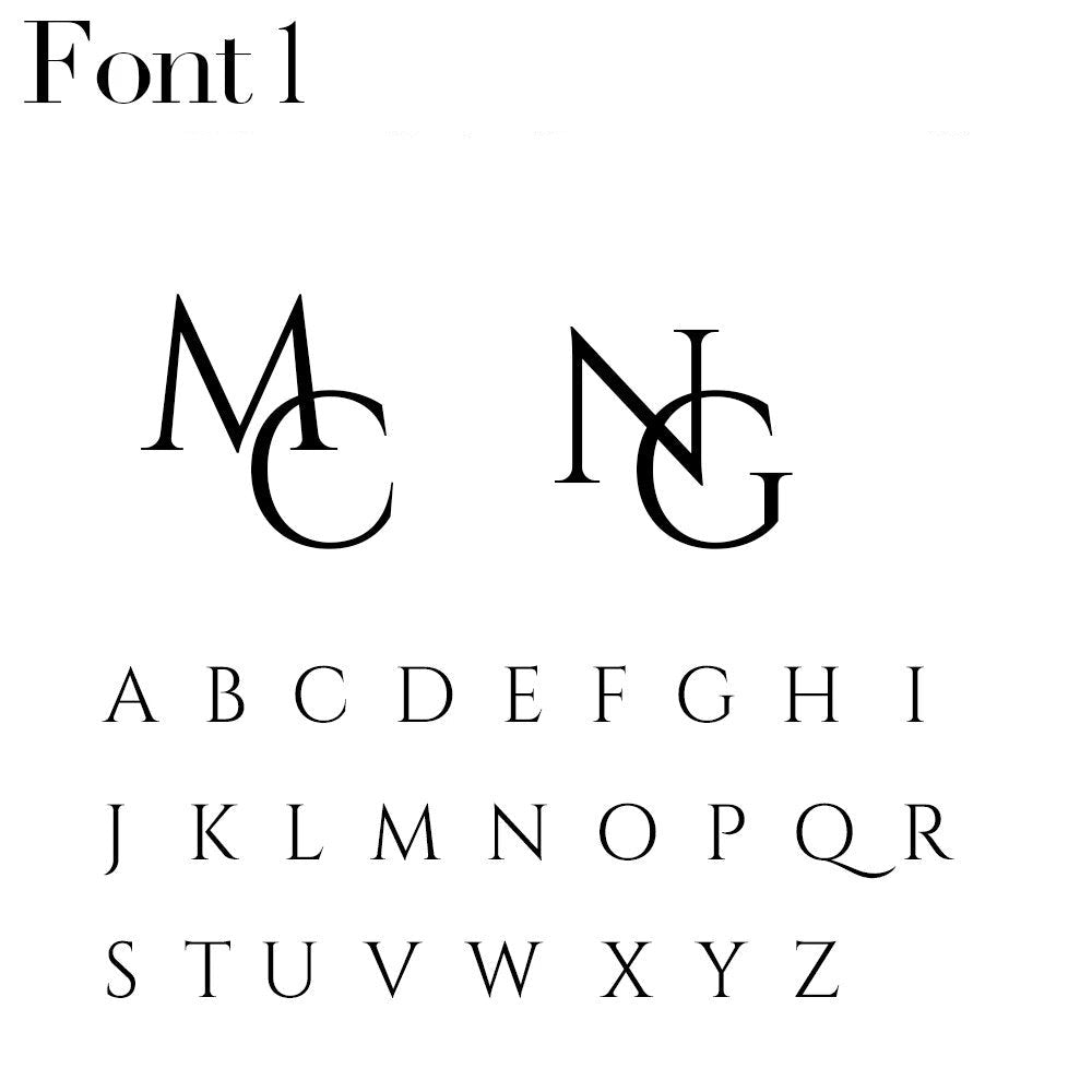 Monogram Initial Cufflinks - Cufflinks Personalisr Au