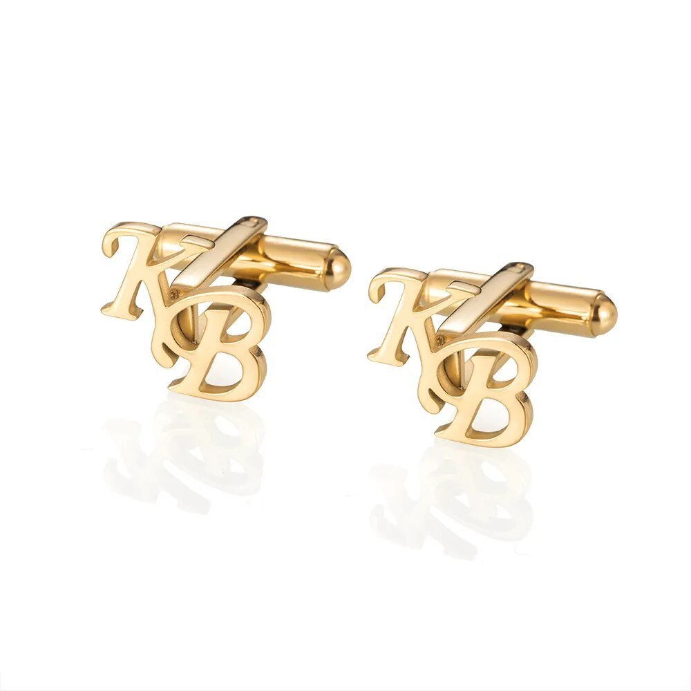 Monogram Initial Personalised Cufflinks Sterling SilverCufflinks