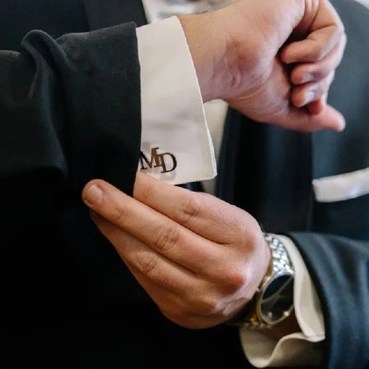 Monogram Initial Cufflinks - Cufflinks Personalisr Au