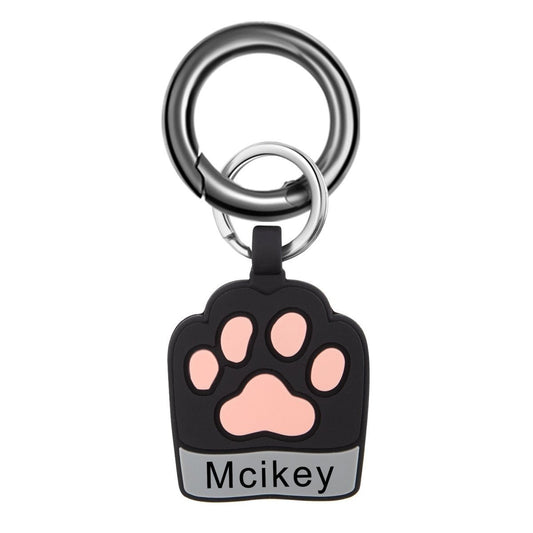 Custom Paw Pet Silicone Tag - pet id tag Personalisr Au