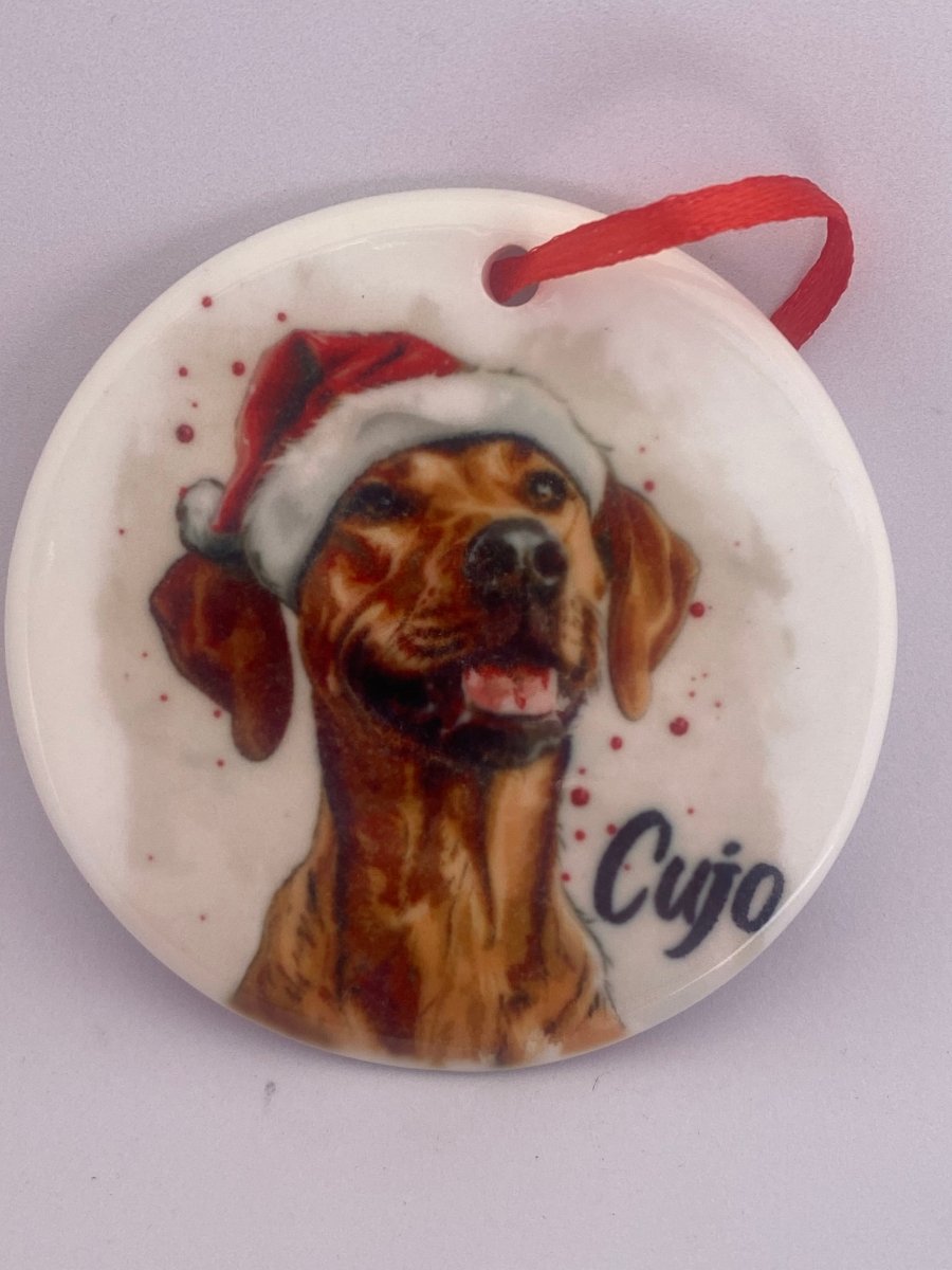 Custom Pet Dog Breeds Christmas Ornaments