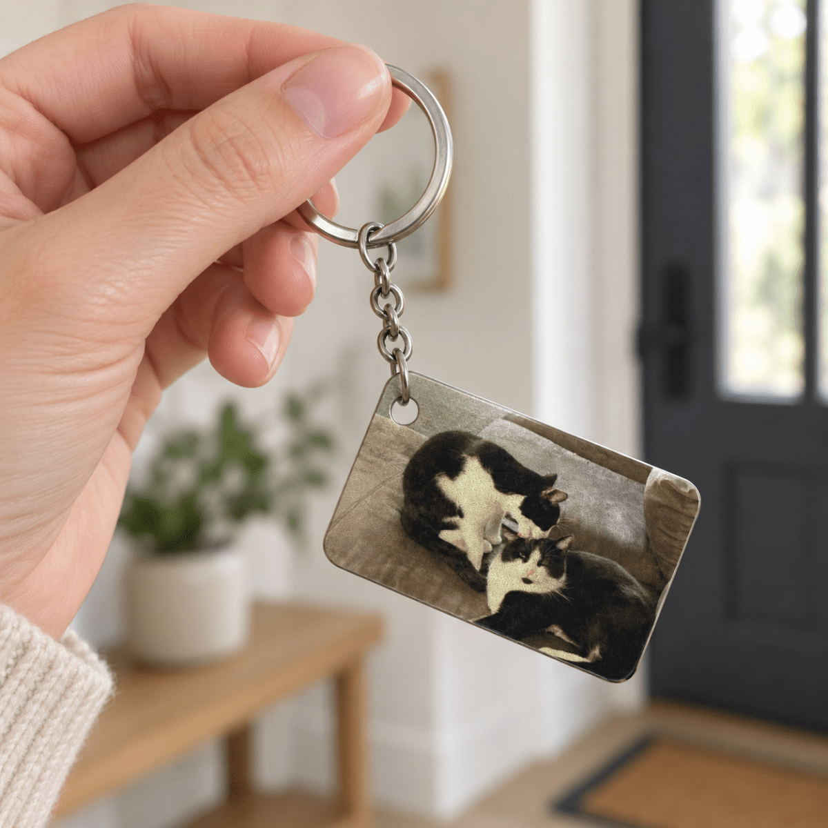 Custom Pet Photo KeychainKey Chains