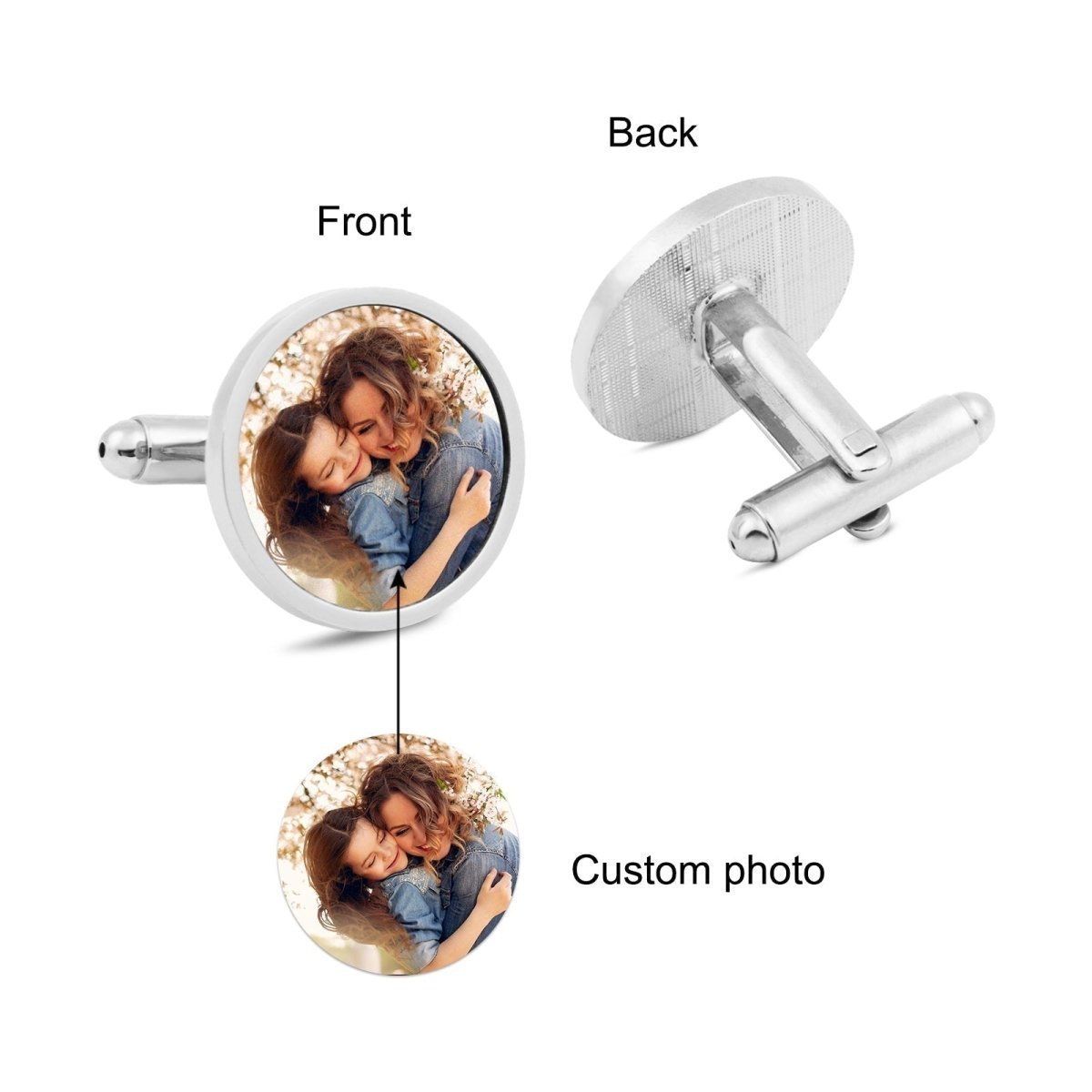 Custom Photo Cufflinks - Cufflinks Personalisr Au