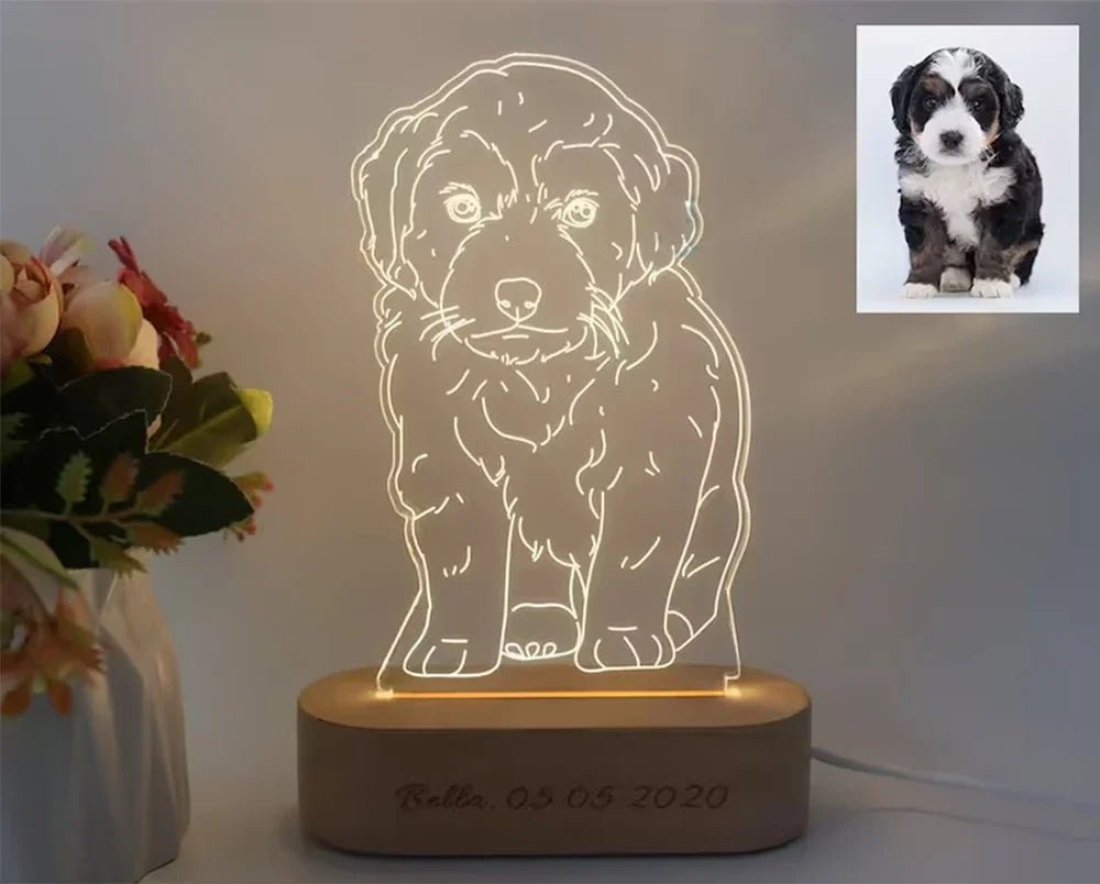 Custom Photo Line Art Led Nightlightnightlight