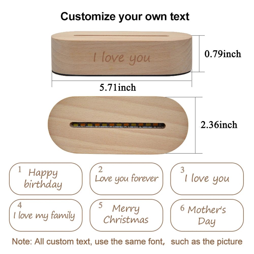 Custom Photo Line Art Led Nightlightnightlight