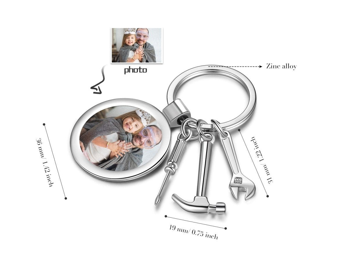 Custom Photo Tool Keychain - keychain Personalisr Au