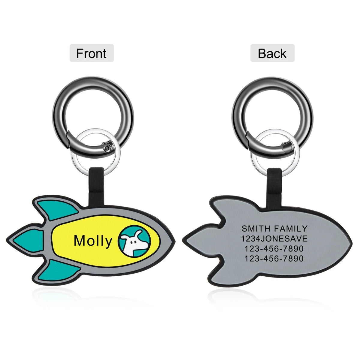 Silicone Pet ID Dog Tag Australia