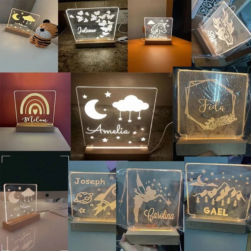 Custom Spotify Code Night Light with Photo - Personalisr Au
