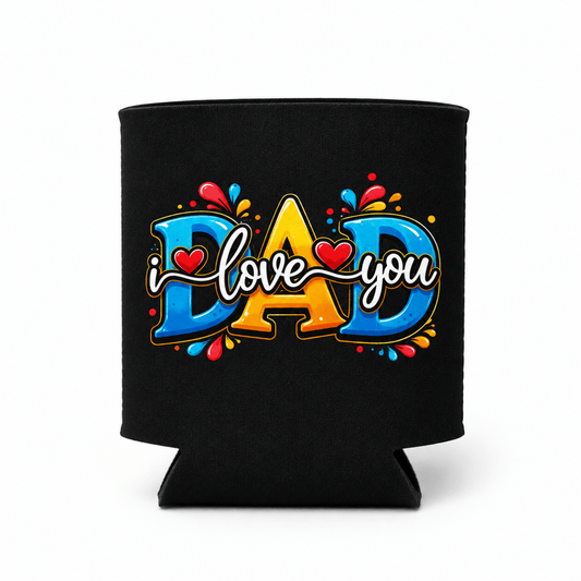 Custom stubby holders with photo - dad themestubby holder