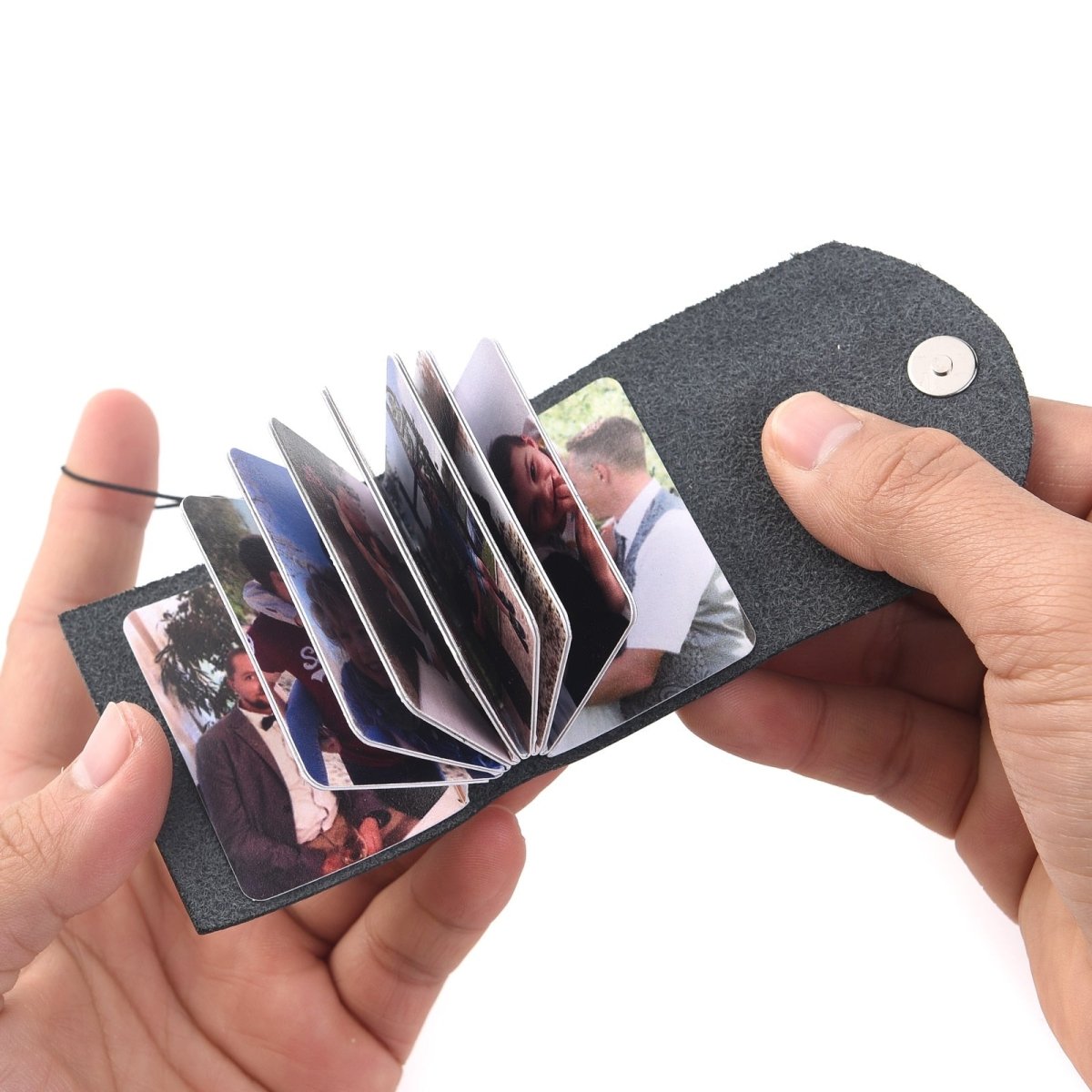 Customised Genuine Leather Photo Album Keychain - Key Chain Photo Album Personalisr Au