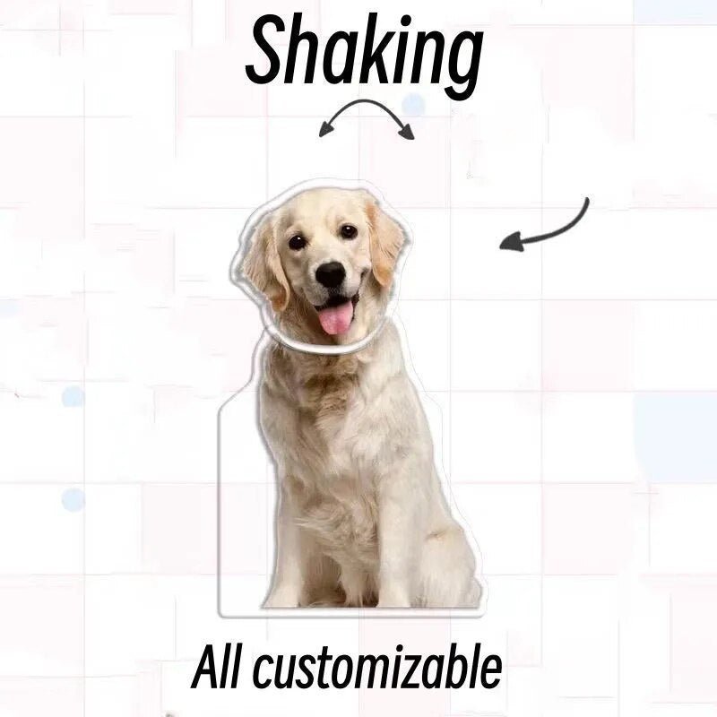 Customised Pet Photo Head Shaker Ornament - Head Shaker Figurine Personalisr Au