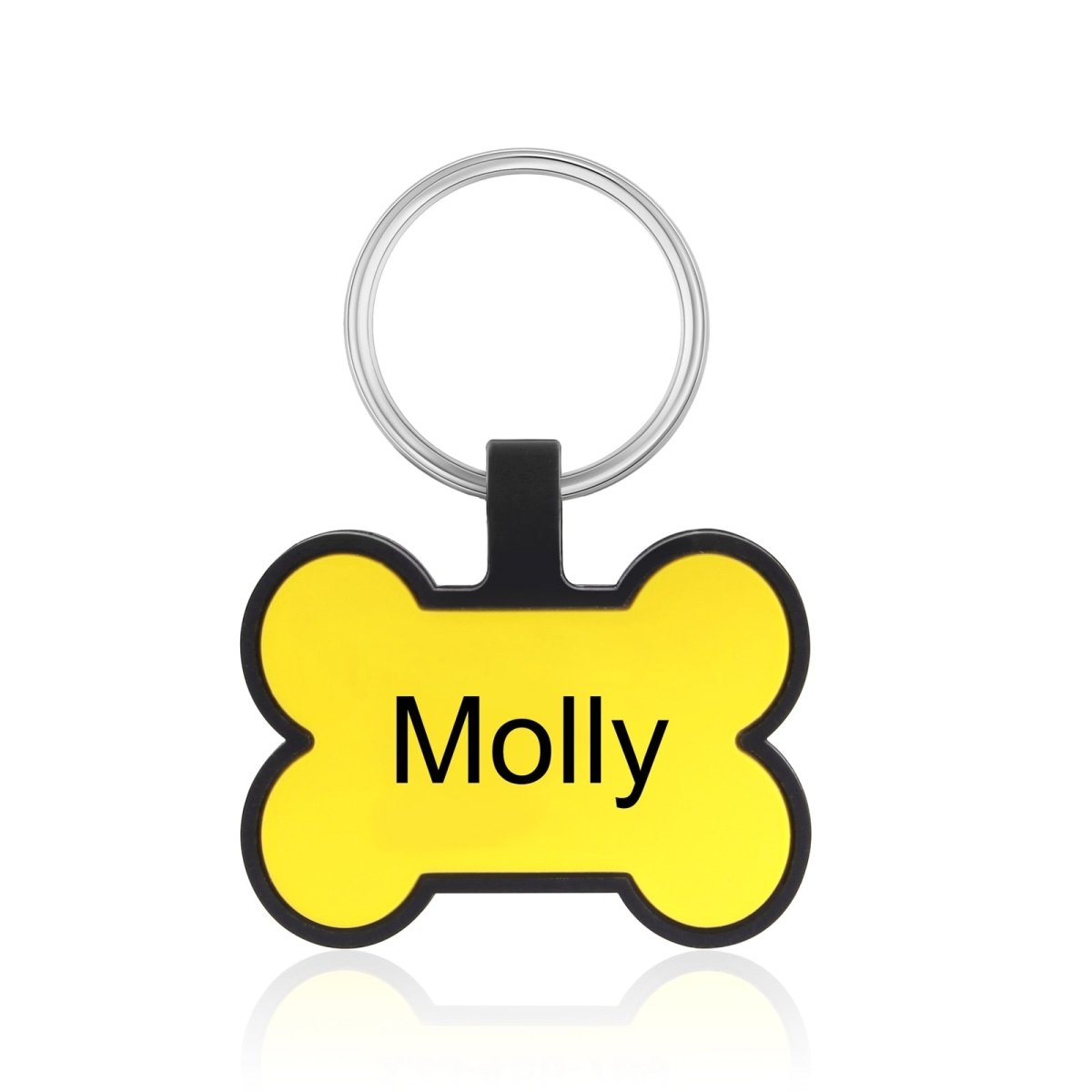Plain Engraved Silicone Pet Identification Tags - pet id tag Personalisr Au