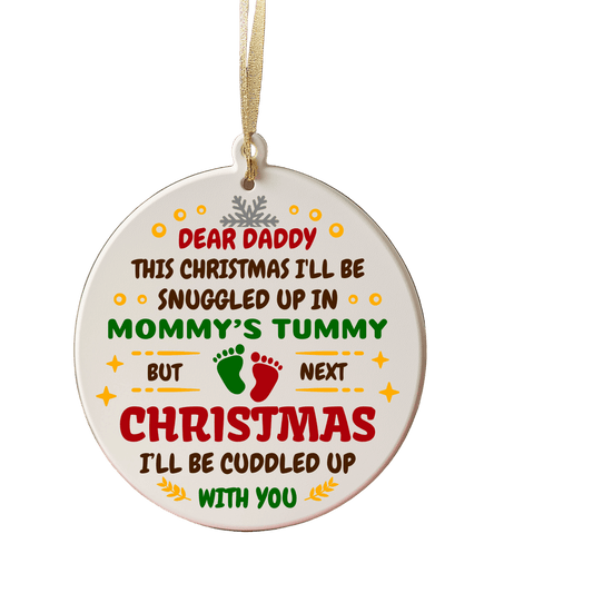 Dad to Be Christmas Ornament - Personalised PhotoChristmas Ornaments