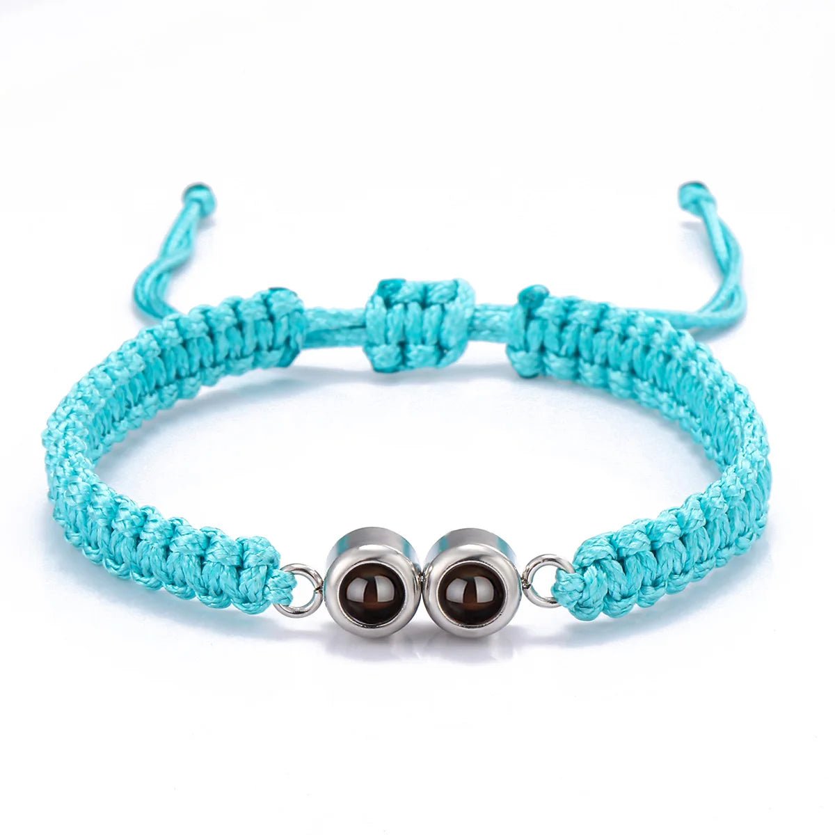 Double Photo Projection Rope Bracelet