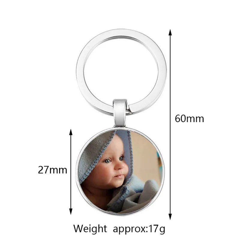Double-Sided Personalised Photo Keyring - Personalisr Au
