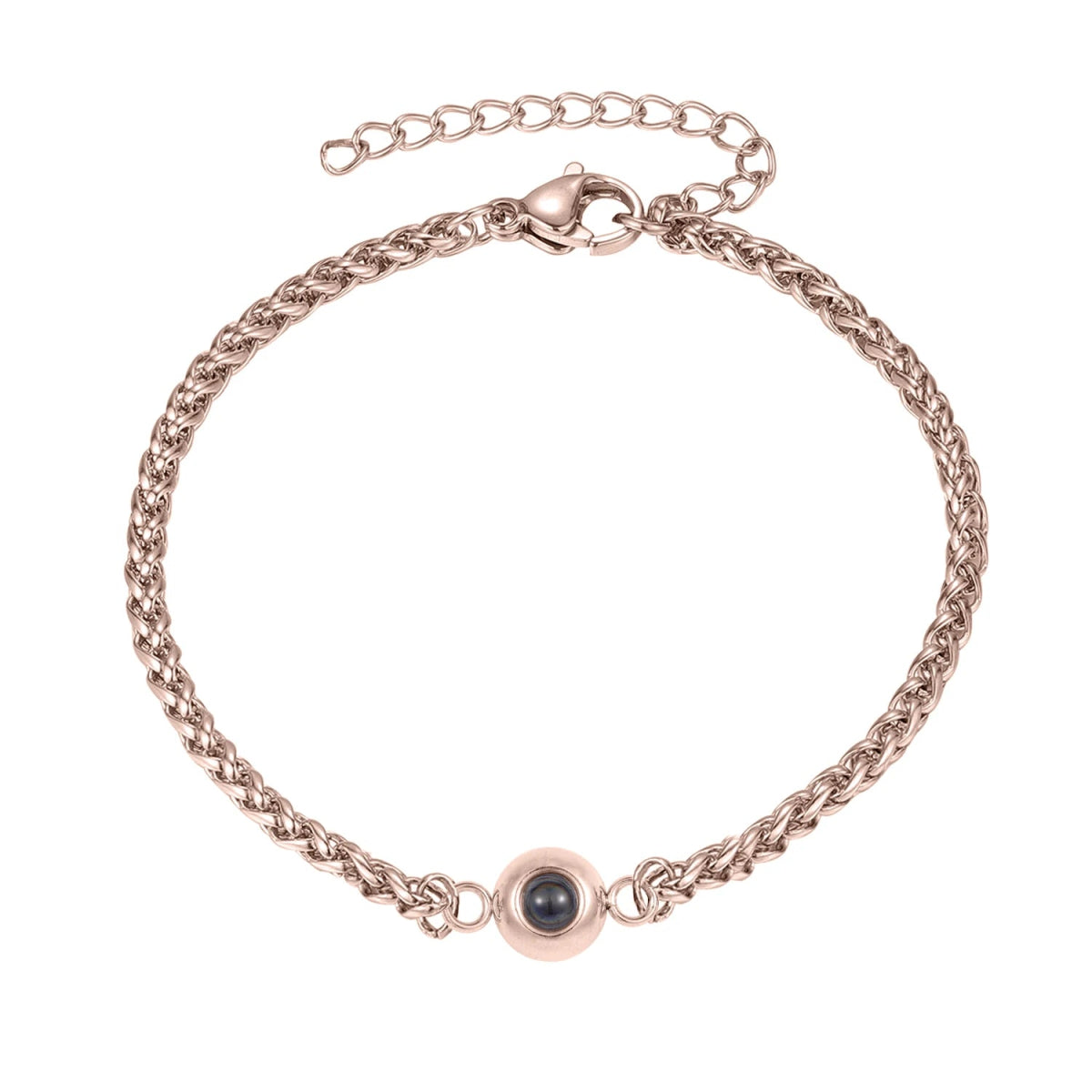 Elegant 18K Gold Plated Photo Projection Bracelet - Photo Bracelets Personalisr Au