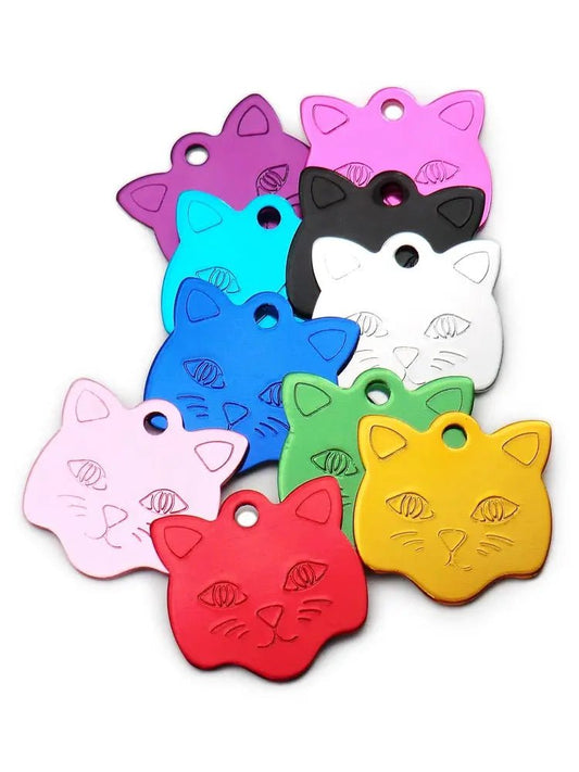 Engraved Cat ID Tag - pet id tag Personalisr Au