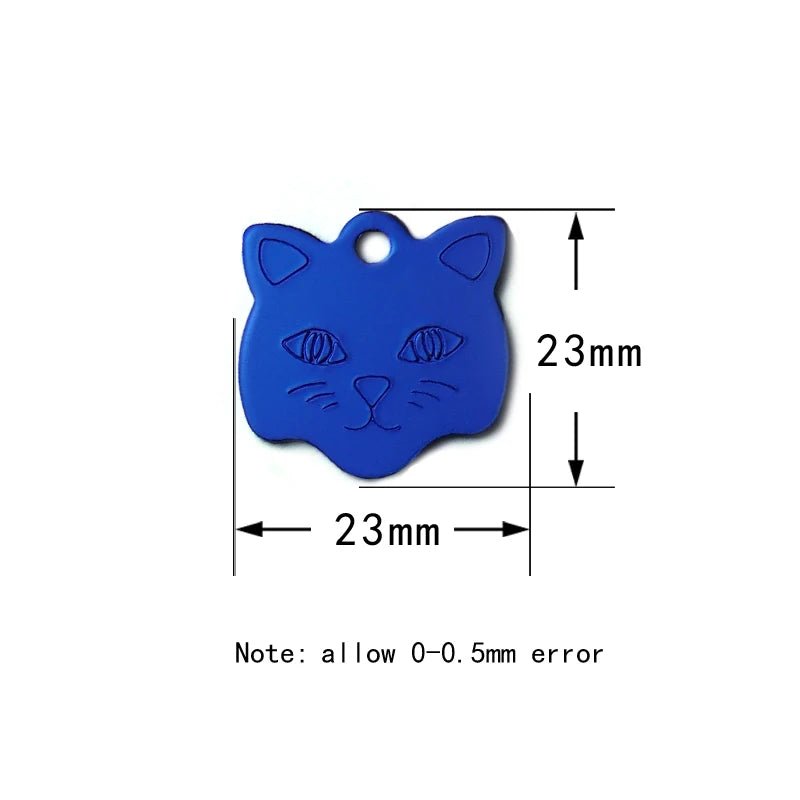 Engraved Cat ID Tag - pet id tag Personalisr Au