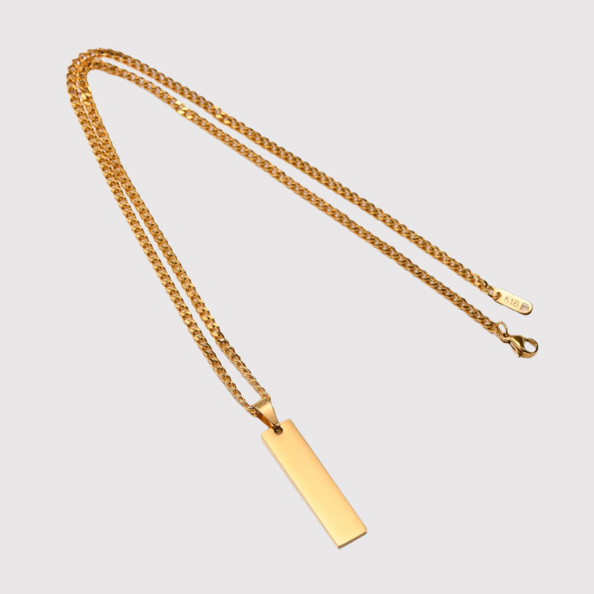 Engraved Co-ordinates Personalised Necklace for Men - Necklaces Personalisr Au