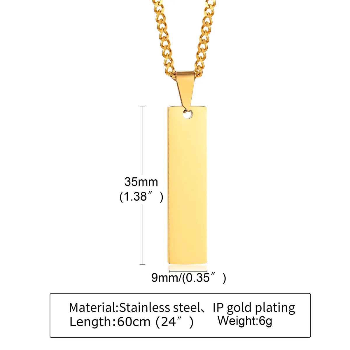 Engraved Co-ordinates Personalised Necklace for Men - Necklaces Personalisr Au