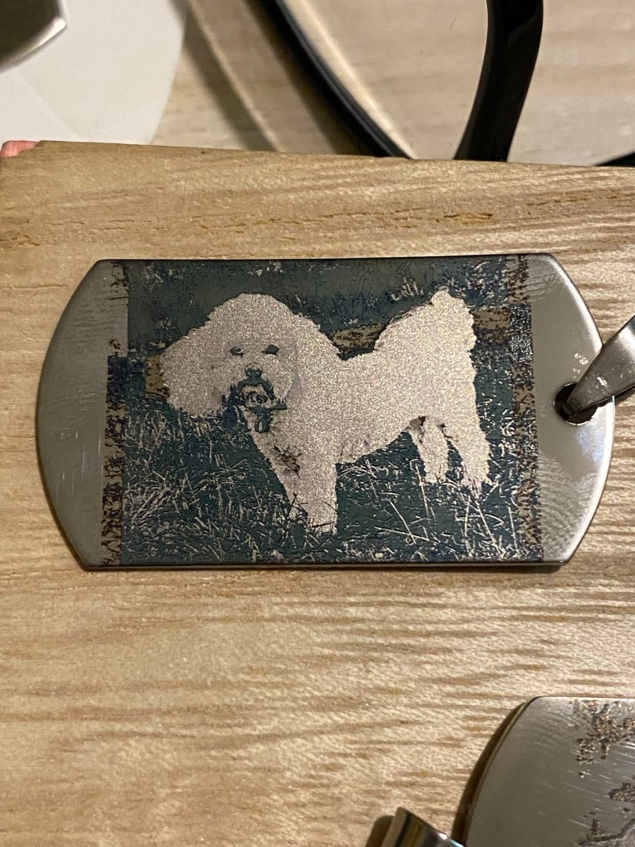 Engraved Pet Photo Keyring Pendant Australia - Key Chains Personalisr Au