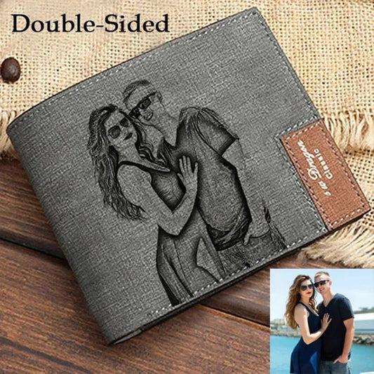 Engraved Photo Wallet - Wallets Personalisr Au