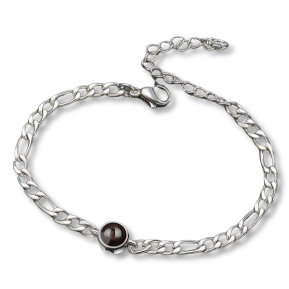 Figaro Chain Photo Projection Bracelets - photo bracelets Personalisr Au