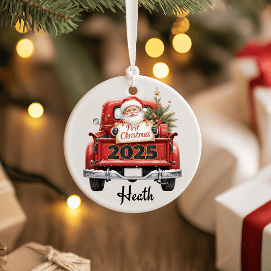 First Christmas Ornament - Santa in UteChristmas Ornaments