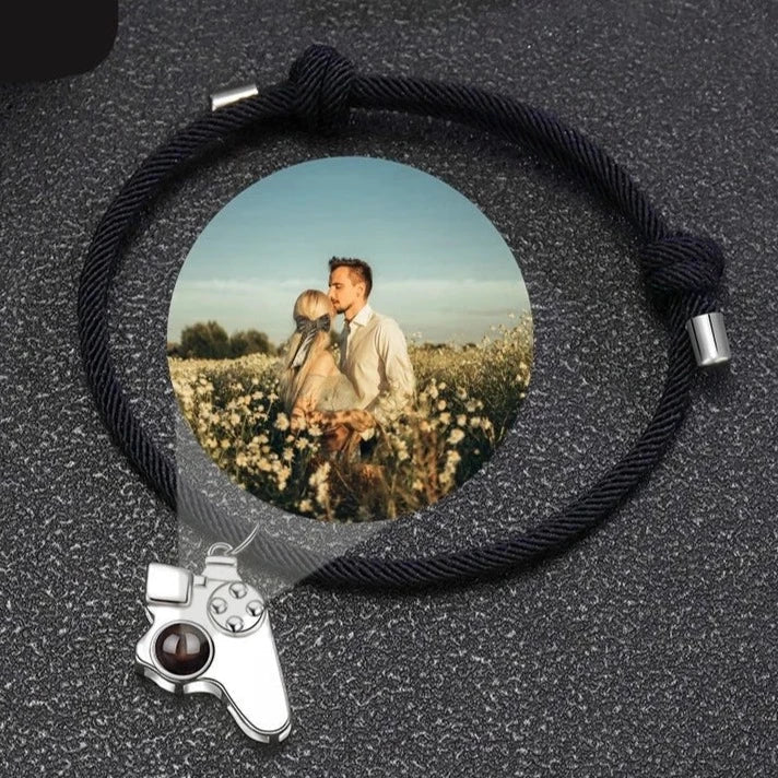 Gamer Couples Photo Projection Bracelets - Personalisr Au