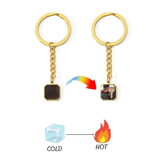Heat Activated Hidden Photo Keychain - Key Chains Personalisr Au