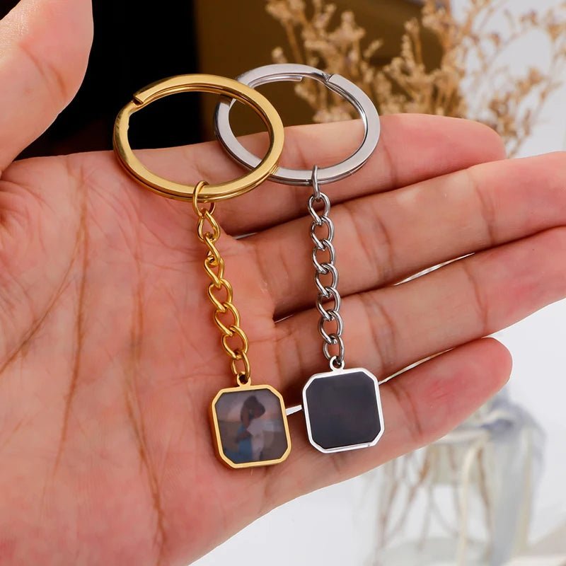 Heat Activated Hidden Photo Keychain - Key Chains Personalisr Au