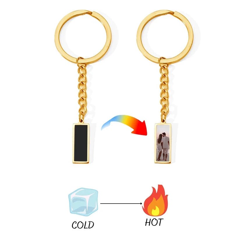 Heat Activated Hidden Photo Keychain - Key Chains Personalisr Au