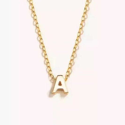 Initial Necklaces, Sterling Silver Letter Pendants - Necklace Personalisr Au