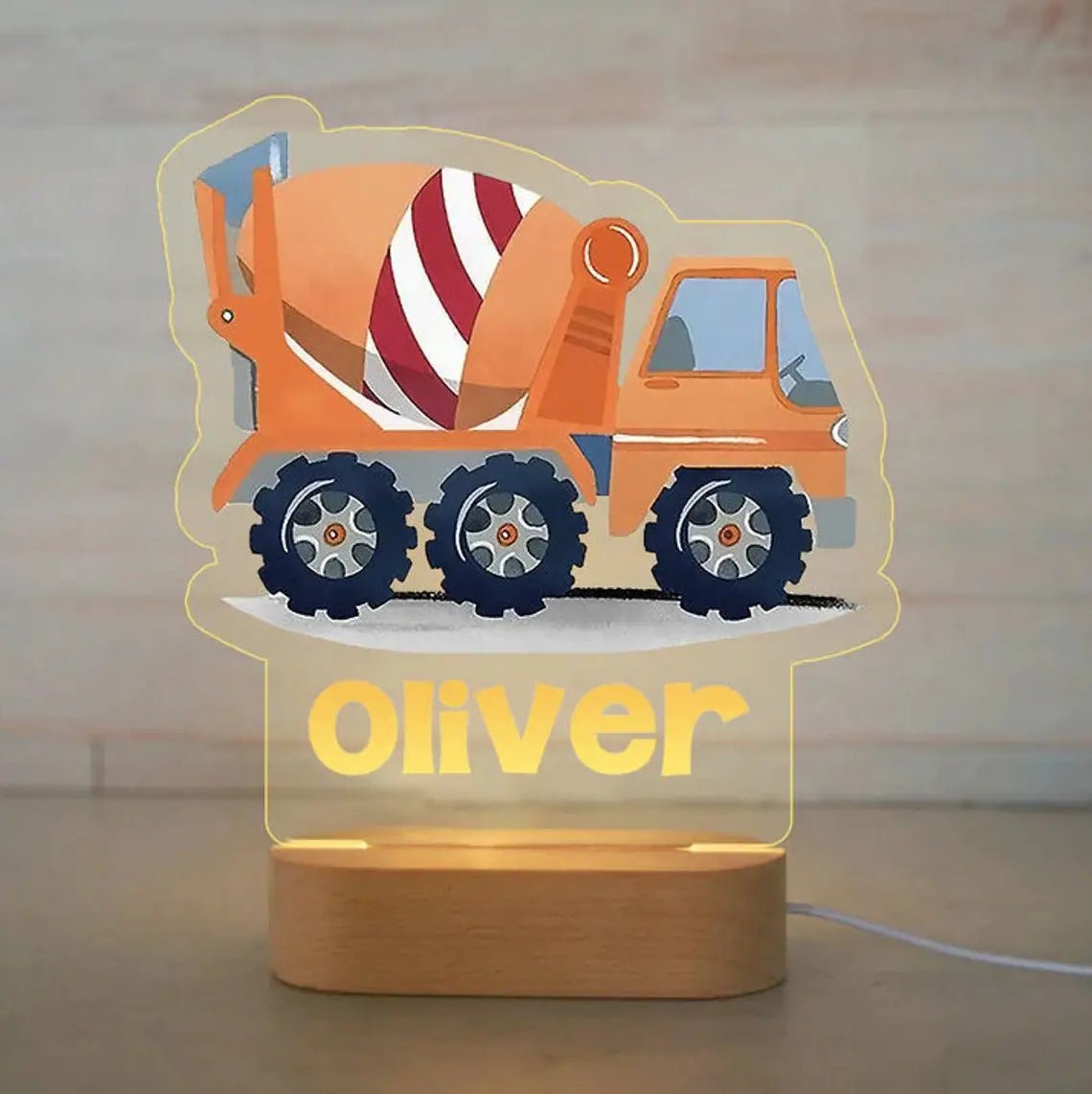 Kids Personalised Night Lights - Baby Zoo Animal Collectionnightlight