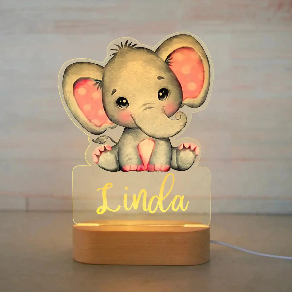 Kids Personalised Night Lights - Zoo, Trucks, Dinosaurs, Unicorns - nightlight Personalisr Au