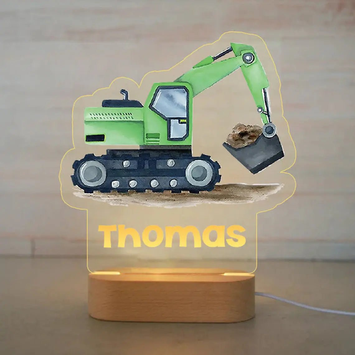 Kids Personalised Night Lights - Baby Zoo Animal Collectionnightlight
