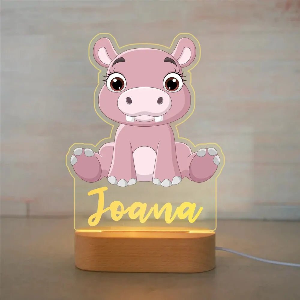 Kids Personalised Night Lights - Zoo, Trucks, Dinosaurs, Unicorns - nightlight Personalisr Au