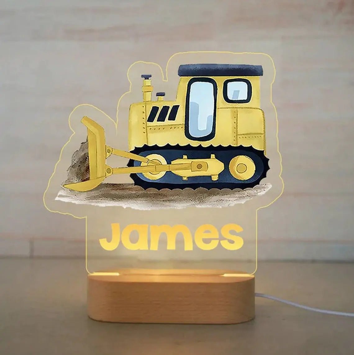 Kids Personalised Night Lights - Baby Zoo Animal Collectionnightlight