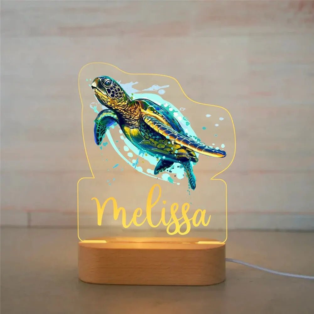 Kids Personalised Night Lights - Zoo, Trucks, Dinosaurs, Unicorns - nightlight Personalisr Au