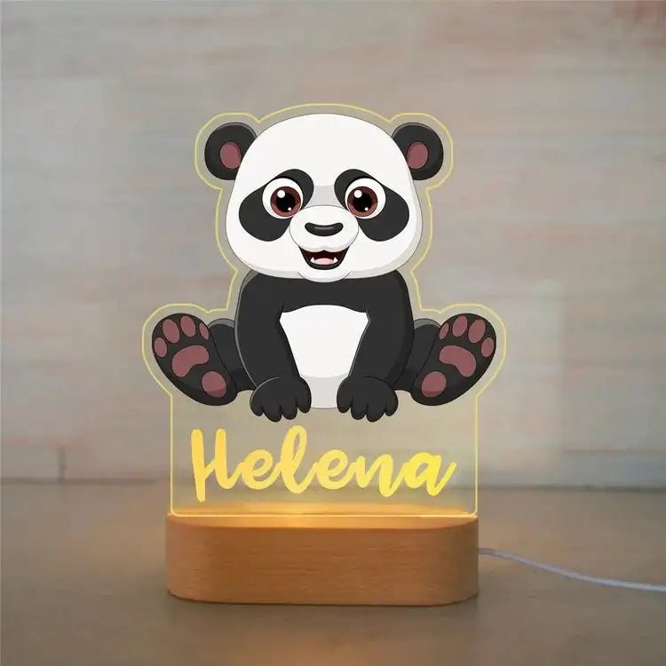 Kids Personalised Night Lights - Baby Zoo Animal Collection - nightlight - Personalisr Au