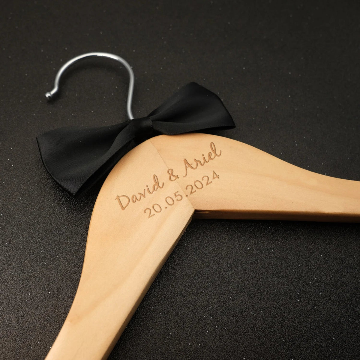 Love Story Customised Bridal Hangers - Personalisr Au