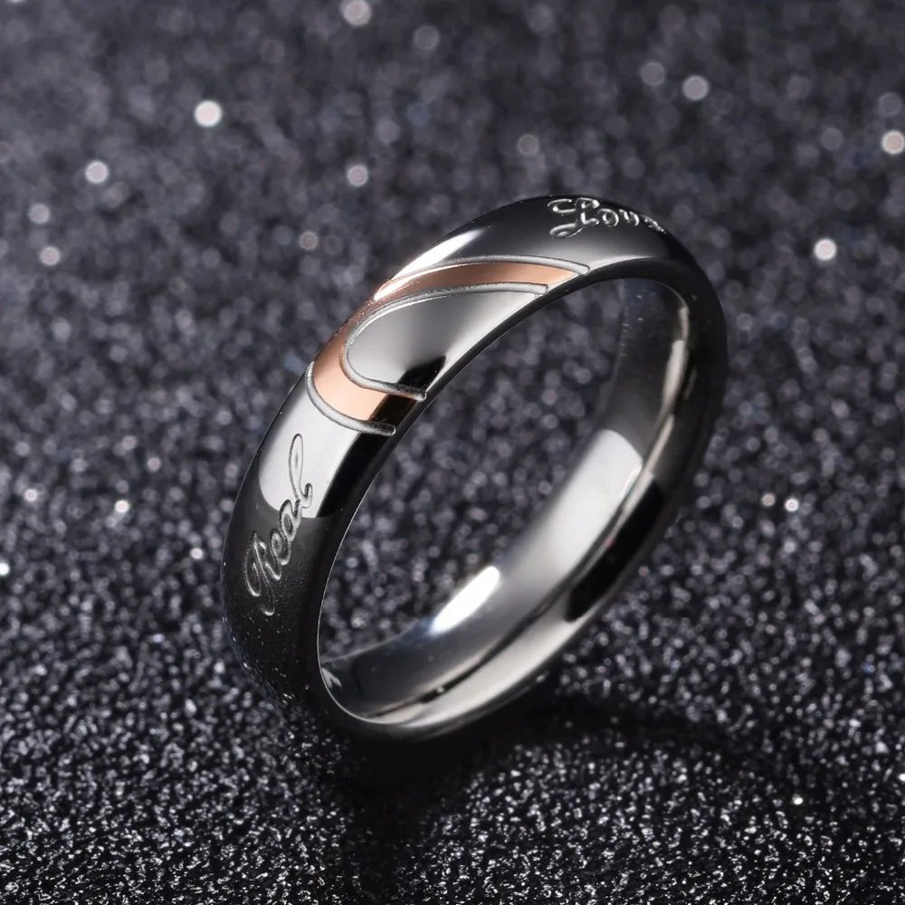 Matching Customised Rings for Couples - engraved ring Personalisr Au