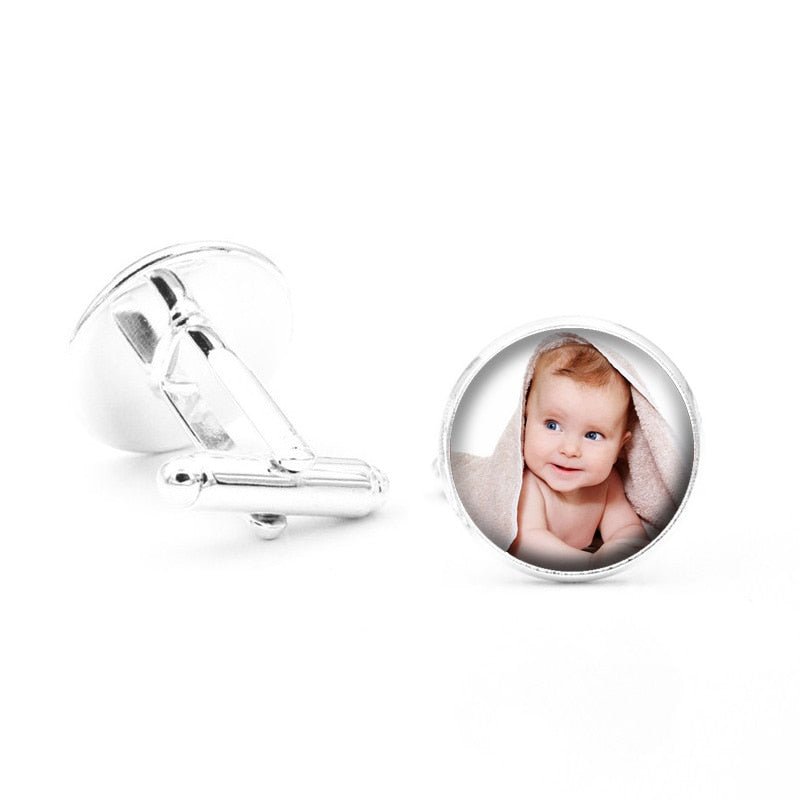Mens Custom Photo CufflinksCufflinks