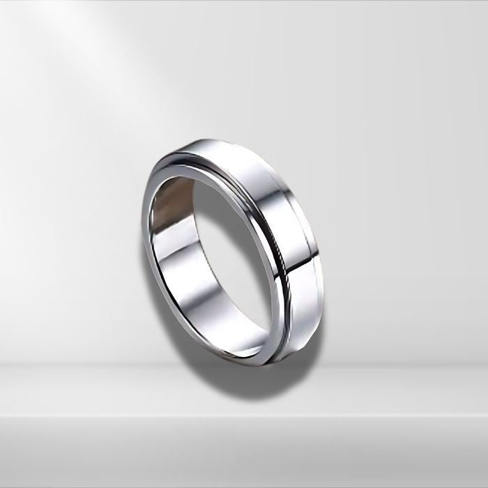 Mens Personalised Spinner Ring - Name Rings Personalisr Au