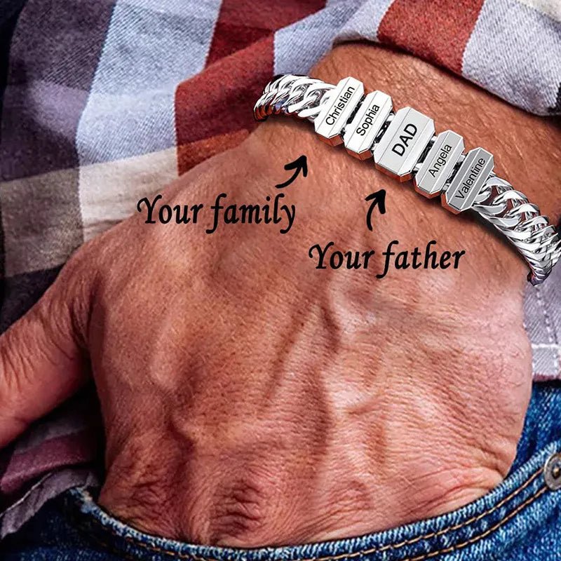 Personalised Men's Bracelet - bracelet Personalisr Au