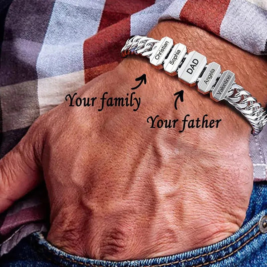 Personalised Men's Bracelet - bracelet Personalisr Au