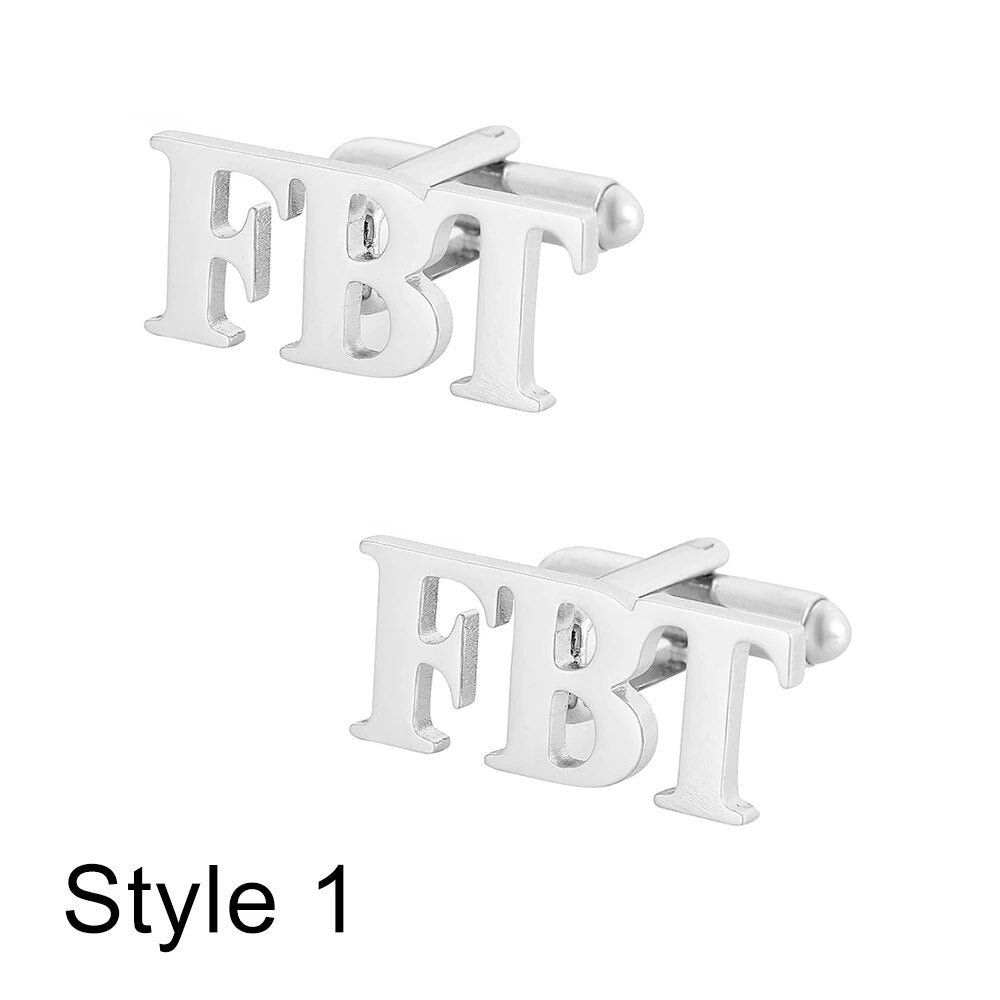 Monogram Initial Personalised Cufflinks Sterling Silver - Cufflinks Personalisr Au