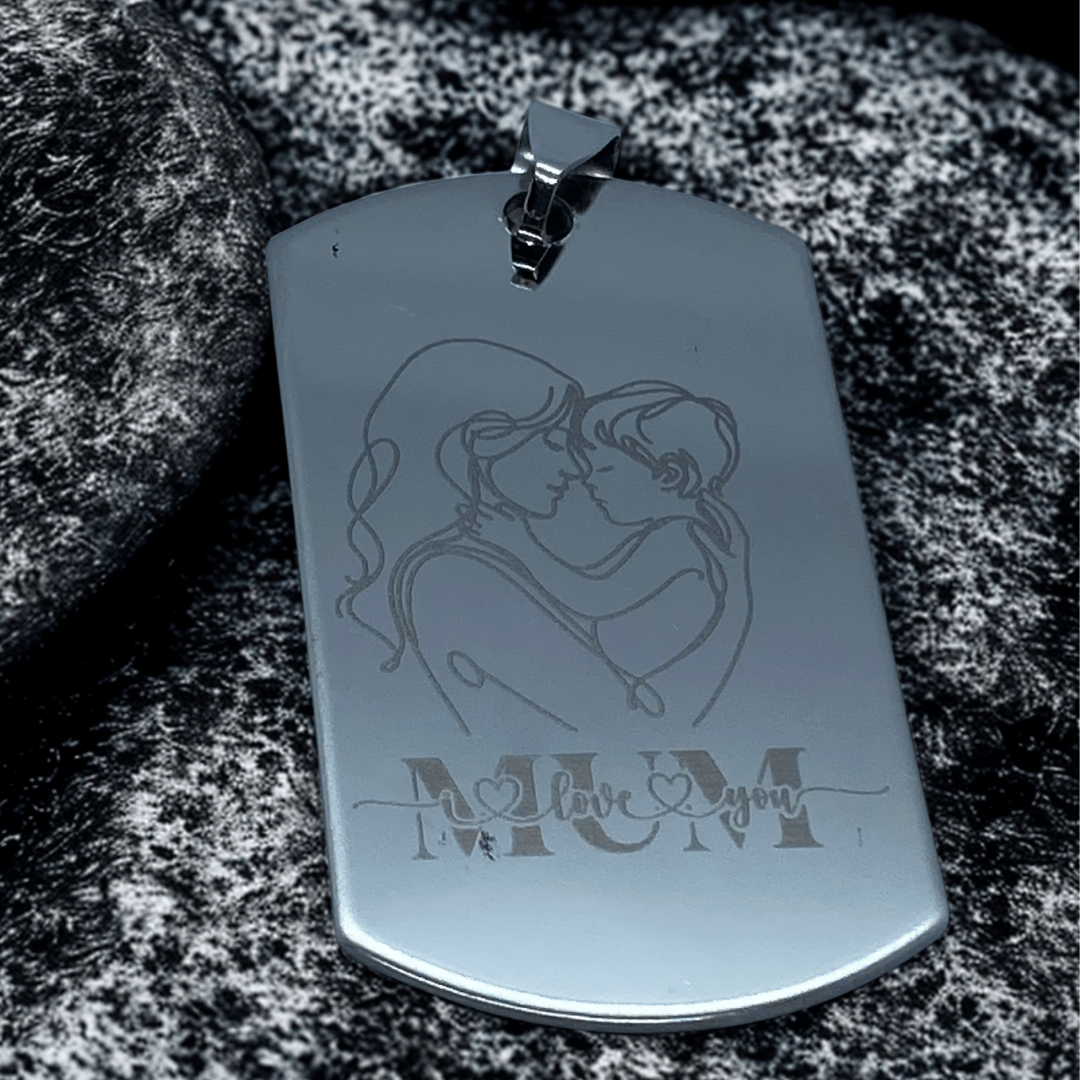 Mothers Day Engraved Stainless Steel Pendants - pendant Personalisr Au